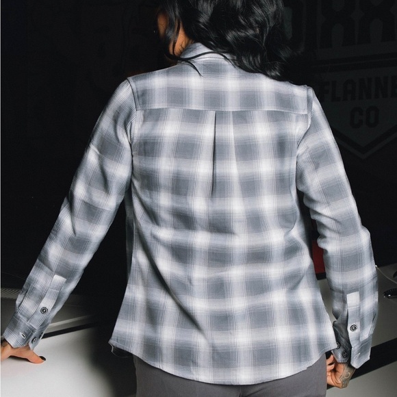 DIXXON MLM Social Distortion Collaboration Flannel Button Down Shirt NWOT SM - Picture 15 of 16